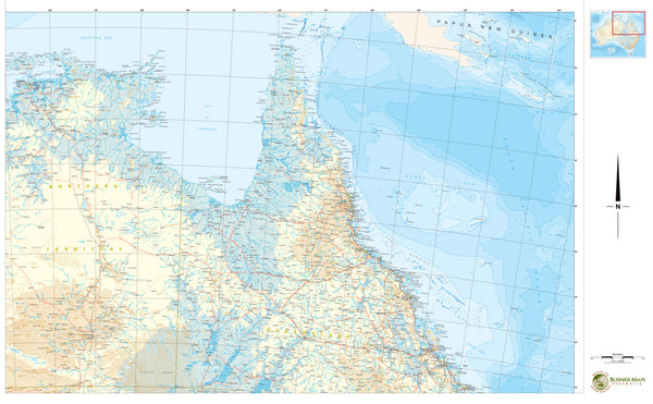 Custom Cyclone Tracking Map Of North Eastern Australia
