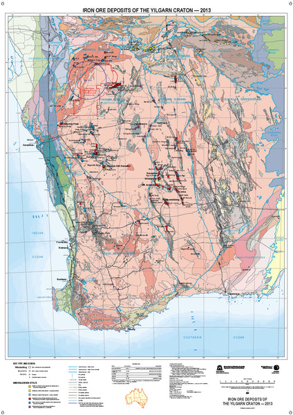 Yilgarn Craton 2013 - Iron Ore Deposits