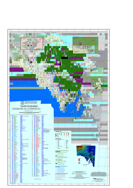 South Australia Uranium Occurences