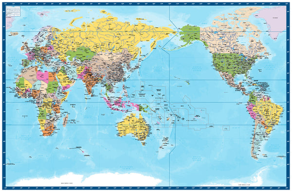 World Map Full Colour