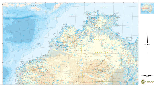 Custom Cyclone Map of North West Australia