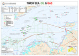 Timor Sea Oil and Gas Map