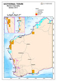 Geothermal Tenures Map - W.A.