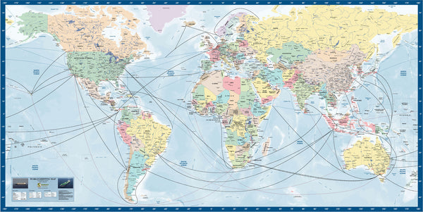 World Shipping map